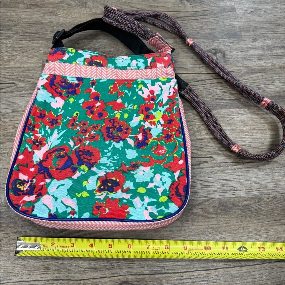 KAVU Colorful Floral Crossbody Bag - Picture 2 of 2